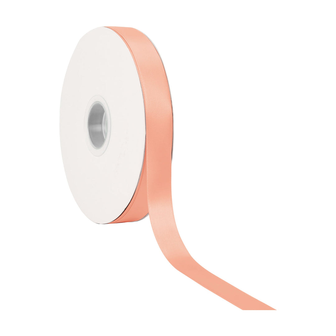 Single Face Satin Ribbon | Peach (720) LaRibbons and Crafts