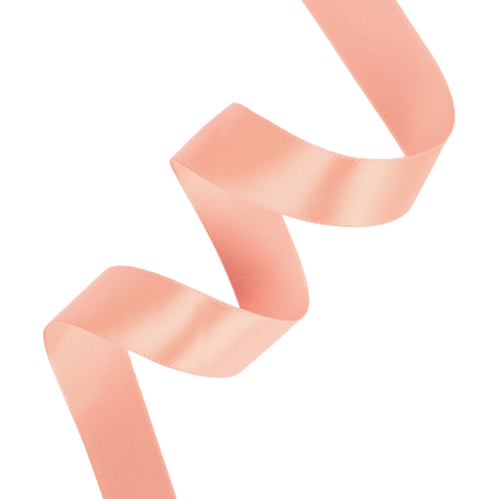 Single Face Satin Ribbon | Peach (720) LaRibbons and Crafts