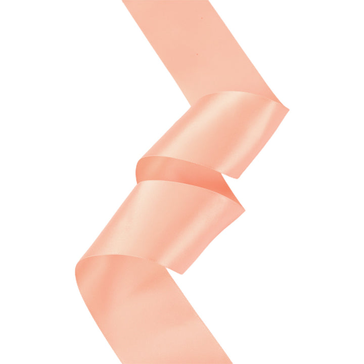 Single Face Satin Ribbon | Peach (720) LaRibbons and Crafts