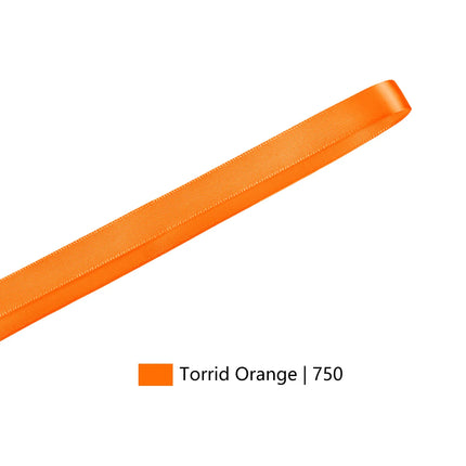 Single Face Satin Ribbon | Torrid Orange (750)
