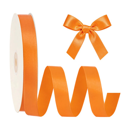 Single Face Satin Ribbon | Torrid Orange (750)