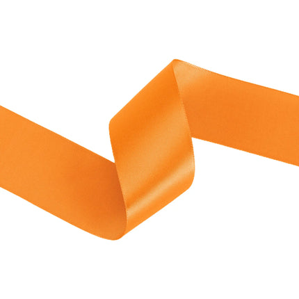 Single Face Satin Ribbon | Torrid Orange (750)