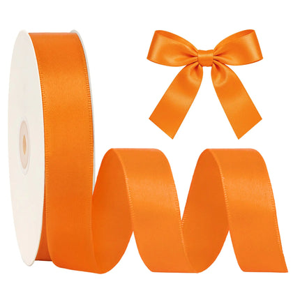 Single Face Satin Ribbon | Torrid Orange (750)