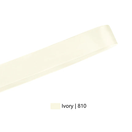 Single Face Satin Ribbon | Ivory (810)