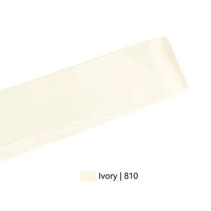 Single Face Satin Ribbon | Ivory (810)