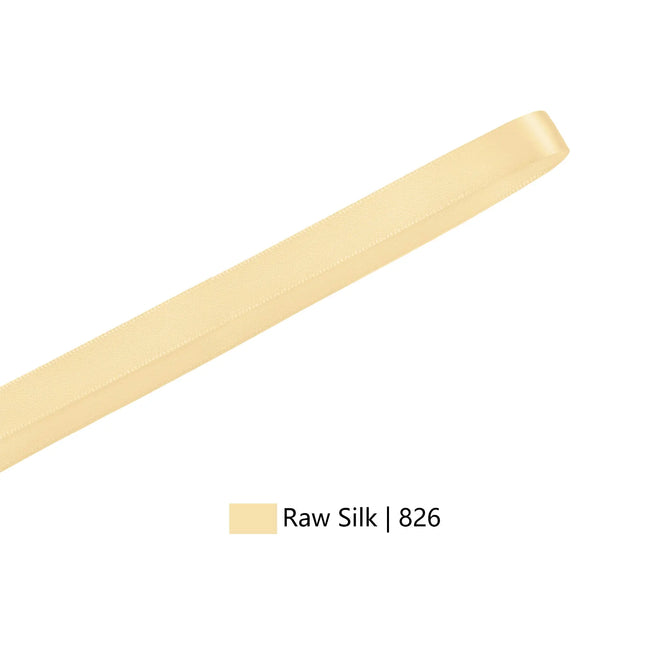 Single Face Satin Ribbon | Raw Silk (826)