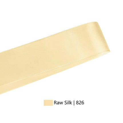 Single Face Satin Ribbon | Raw Silk (826)