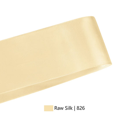 Single Face Satin Ribbon | Raw Silk (826)