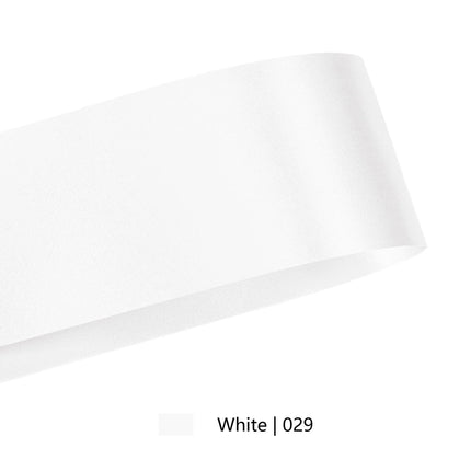 2 3/4" Floral Satin Ribbon | White | 100 Yard Roll