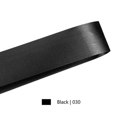 1 7/16" Floral Satin Ribbon | Black | 100 Yard Roll