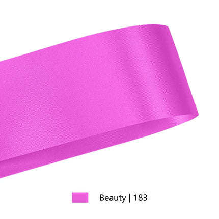 2 3/4" Floral Satin Ribbon | Beauty | 100 Yard Roll