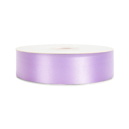 1 7/16" Floral Satin Ribbon | Lavender | 100 Yard Roll