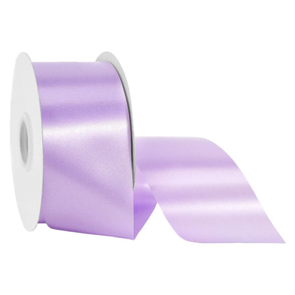 2 3/4" Floral Satin Ribbon | Lavender | 100 Yard Roll LaRibbons and Crafts