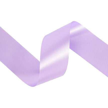 2 3/4" Floral Satin Ribbon | Lavender | 100 Yard Roll LaRibbons and Crafts