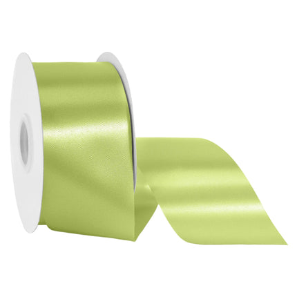 2 3/4" Floral Satin Ribbon | Leaf | 100 Yard Roll
