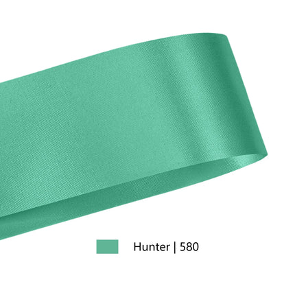 2 3/4" Floral Satin Ribbon | Hunter | 100 Yard Roll