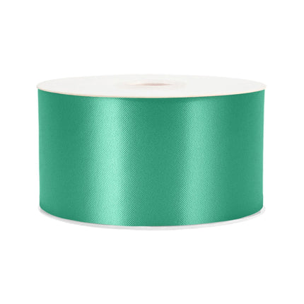 2 3/4" Floral Satin Ribbon | Hunter | 100 Yard Roll