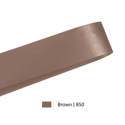 1 7/16" Floral Satin Ribbon | Brown | 100 Yard Roll