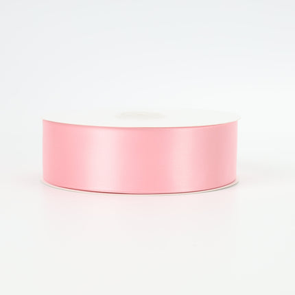 1 1/2" Double Face Satin Ribbon | Pink (150) | 50 Yard Roll LA Ribbons Wholesale