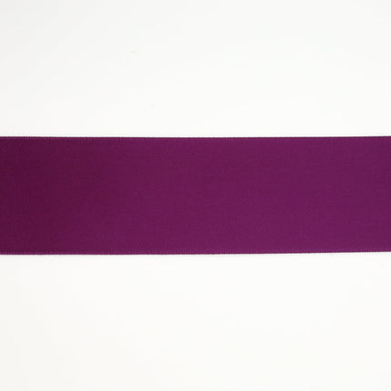 1 1/2" Double Face Satin Ribbon | Wine (275) | 50 Yard Roll LA Ribbons Wholesale
