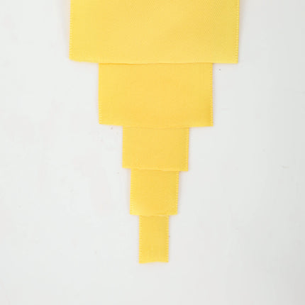 1 1/2" Double Face Satin Ribbon | Maize (650) | 50 Yard Roll LA Ribbons Wholesale