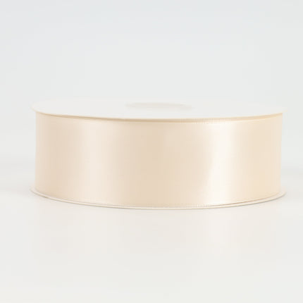 1 1/2" Double Face Satin Ribbon | Ivory (810) | 50 Yard Roll LA Ribbons Wholesale