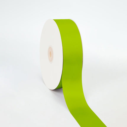 1 1/2" Double Face Satin Ribbon | Kiwi (548) | 50 Yard Roll LA Ribbons Wholesale