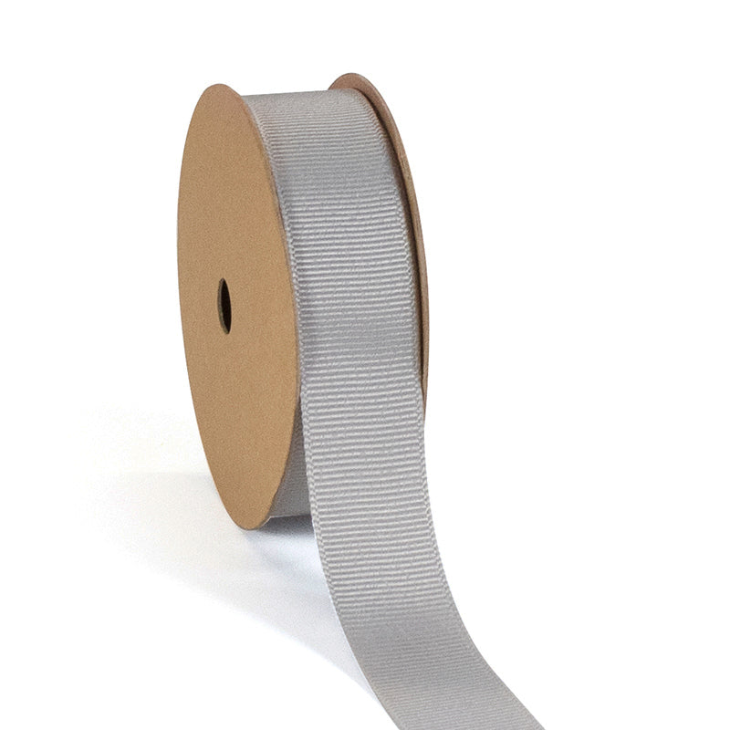 Textured Grosgrain Ribbon | Grey (015)