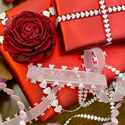 Red wrapping paper