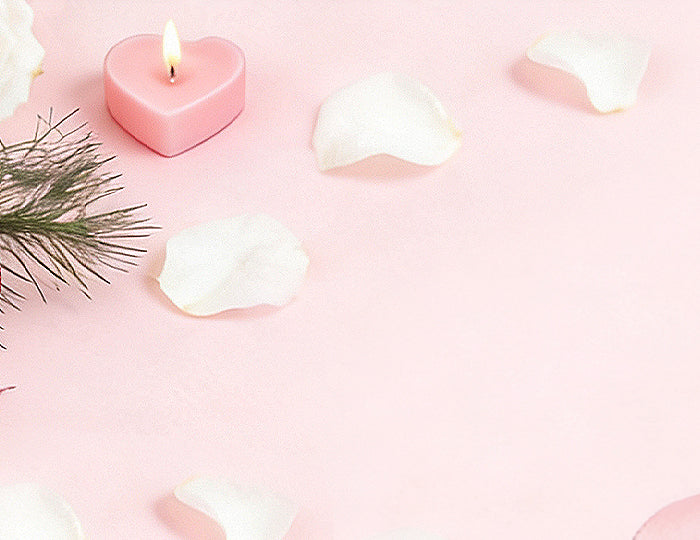 Pink satin wired ribbon (red heart pattern) — ideal for Valentine’s gift wrapping & decor.