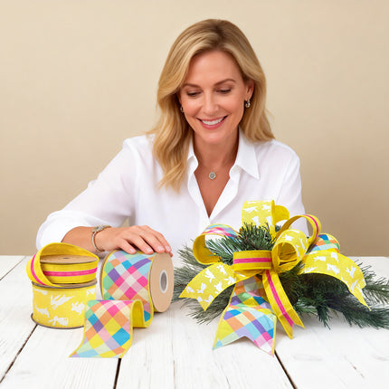 Easter Ribbon Set 03– 3 Rolls Craft DIY Deal Bundle