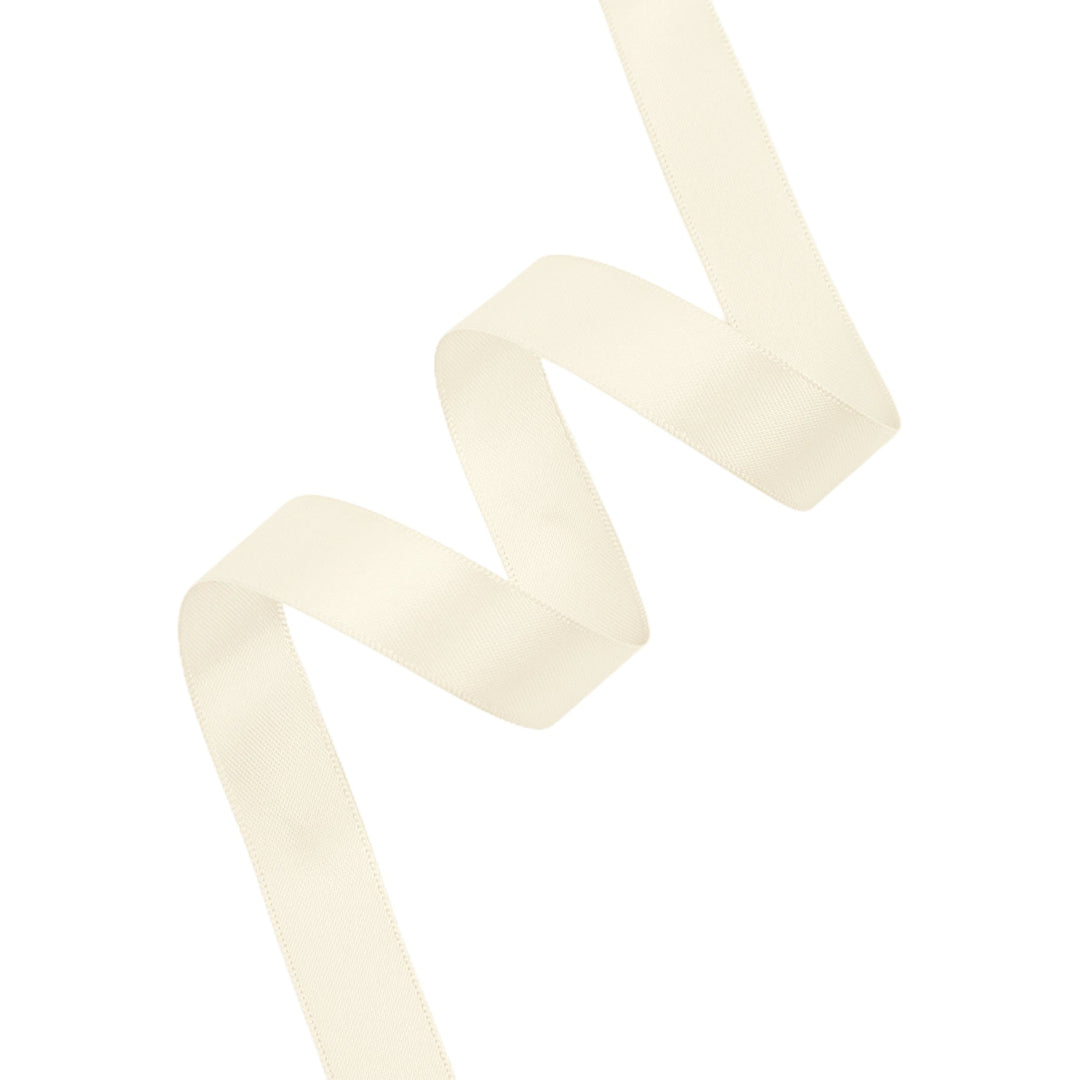 Double Face Satin Ribbon | Antique White (028) LaRibbons and Crafts