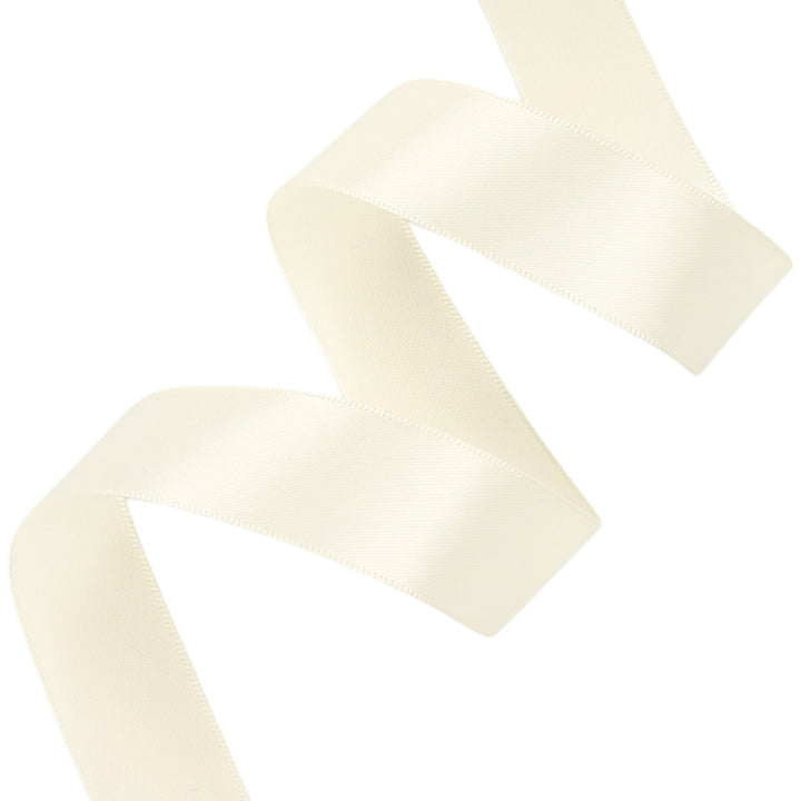 Double Face Satin Ribbon | Antique White (028) LaRibbons and Crafts