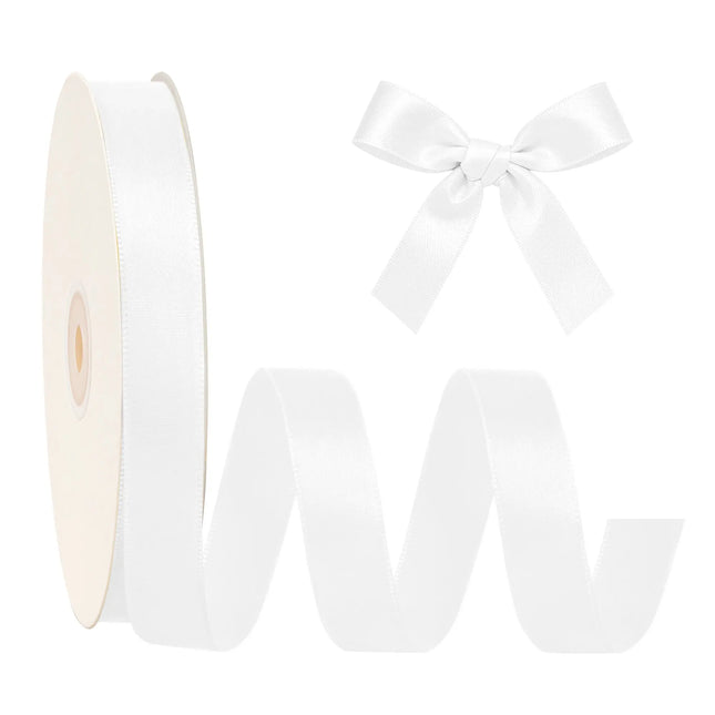 Double Face Satin Ribbon | White (029)