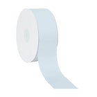 Plain Lt Blue double sided satin ribbon unprinted fabric for bridal shower decor