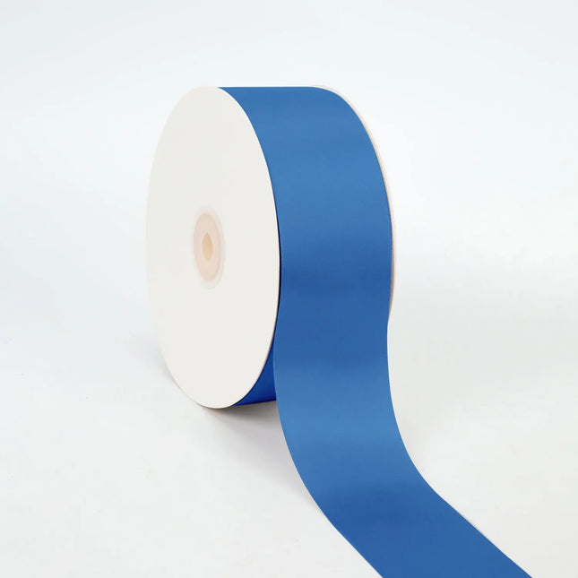Spool of royal double-face satin ribbon smooth sheen for gift wraps