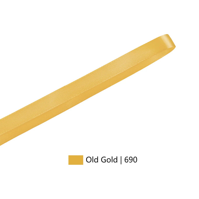 Double Face Satin Ribbon | Old Gold (690)