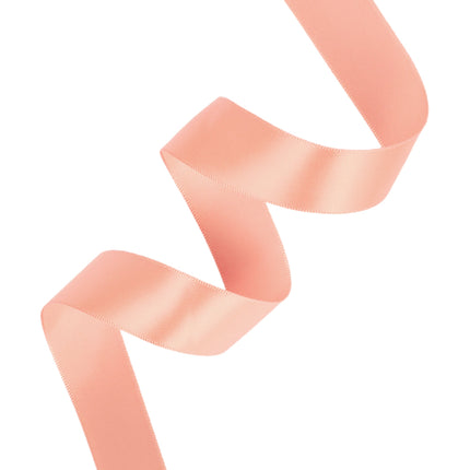 Double Face Satin Ribbon | Peach (720) LaRibbons and Crafts