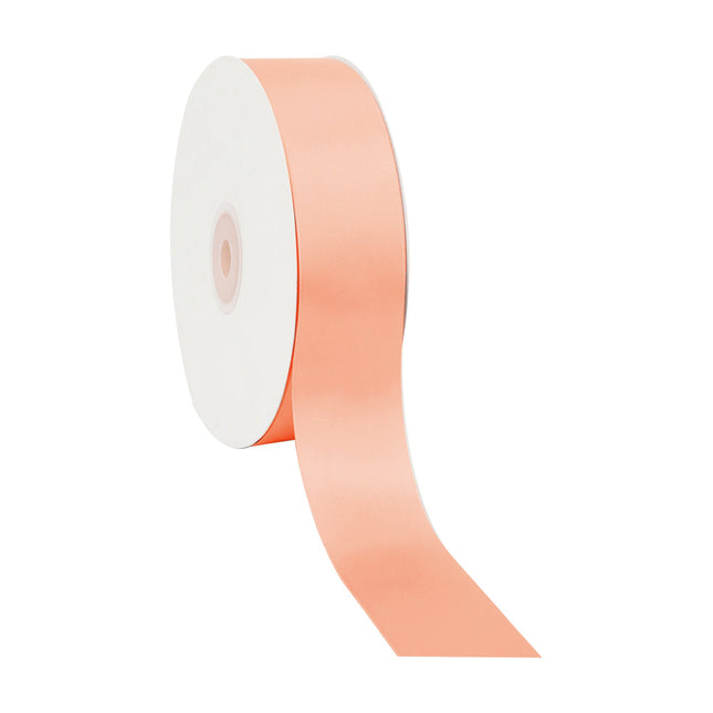 Double Face Satin Ribbon | Peach (720) LaRibbons and Crafts