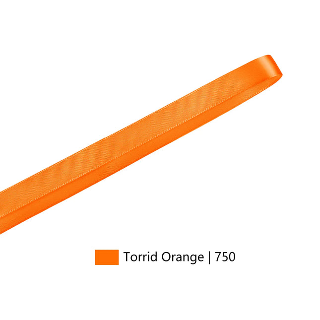 Double Face Satin Ribbon | Torrid Orange (750)