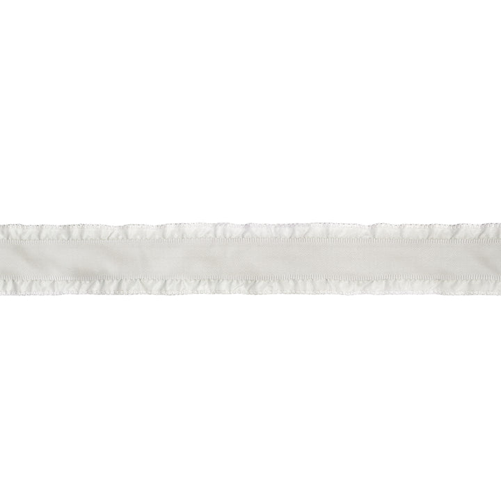 1 1/2" Ruffle Ribbon | Silver | 20 Yard Roll