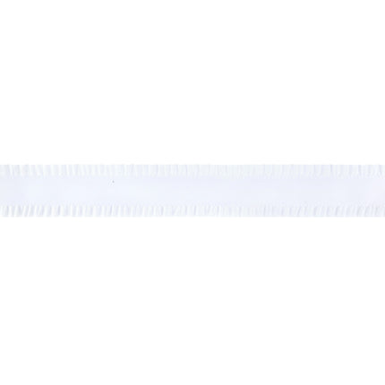 1 1/2" Ruffle Ribbon | White | 10 Yard Roll LaRibbons Wholesale