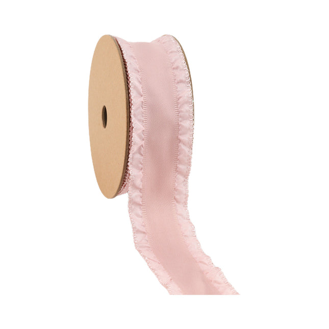 1 1/2" Ruffle Ribbon | Pink | 20 Yard Roll LaRibbons and Crafts