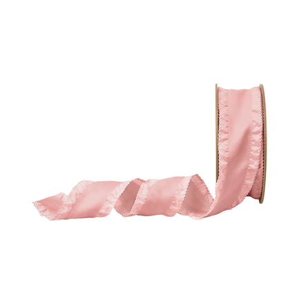 1 1/2" Ruffle Ribbon | Rose | 20 Yard Roll LaRibbons and Crafts