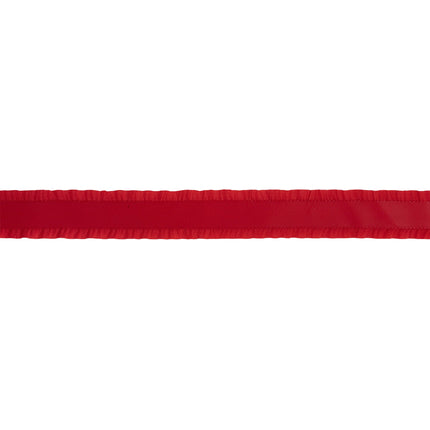 1 1/2" Ruffle Ribbon | Red | 10 Yard Roll LaRibbons Wholesale