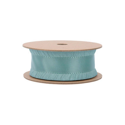 1 1/2" Ruffle Ribbon | Celadon | 10 Yard Roll LaRibbons Wholesale