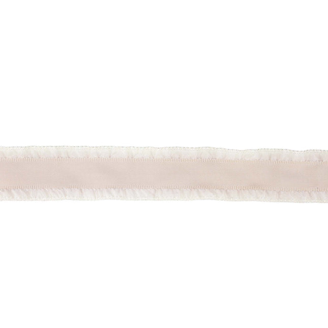 1 1/2" Ruffle Ribbon | Dark Cream | 20 Yard Roll LaRibbons and Crafts