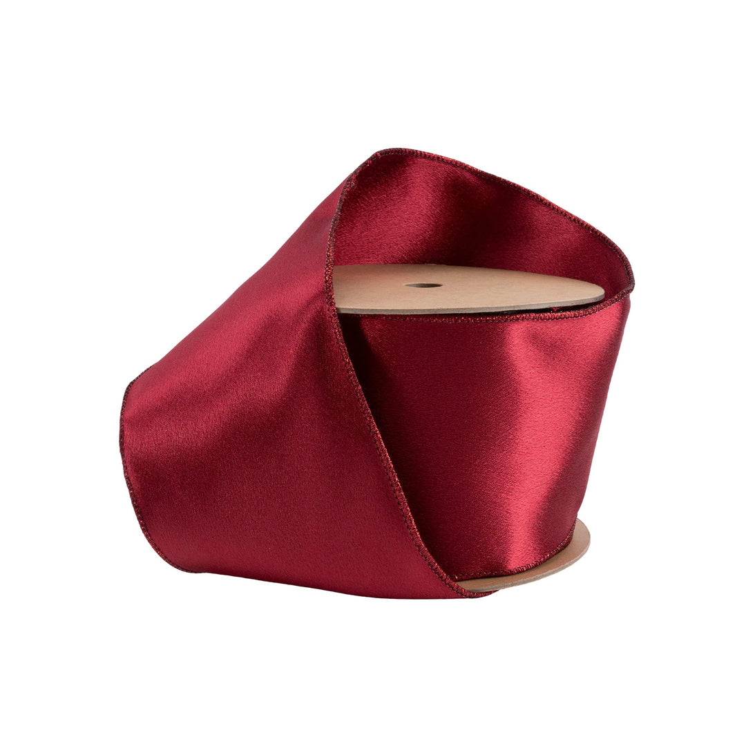 burgundy ribbon