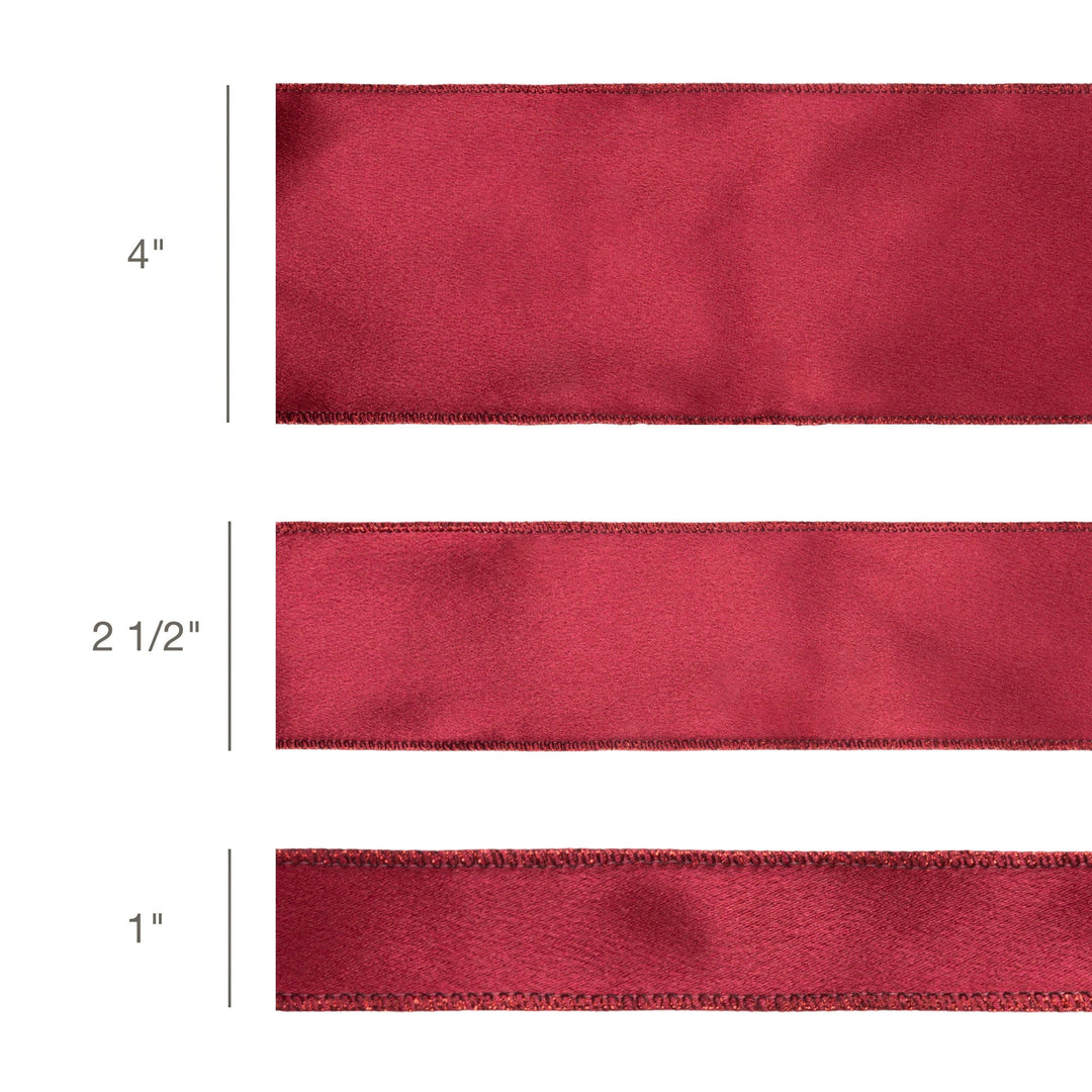 burgundy ribbon