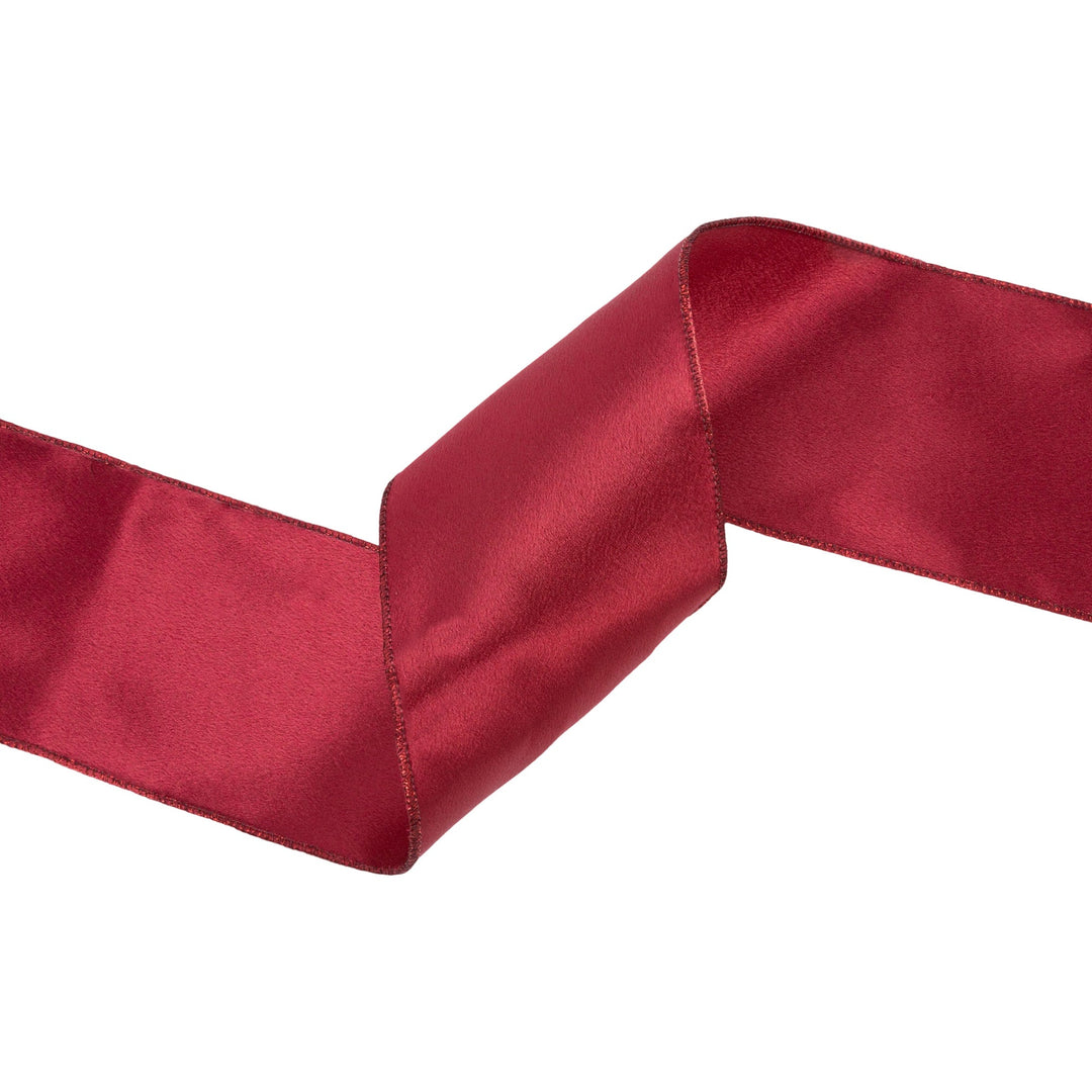 burgundy ribbon